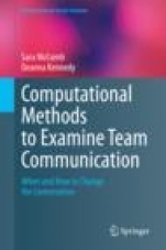 Computational Methods to Examine Team Communication - ISBN 9783030361587