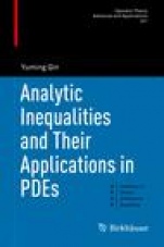 Analytic Inequalities and Their Applications in PDEs - ISBN 9783319008301