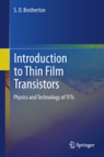 Introduction to Thin Film Transistors - ISBN 9783319033105