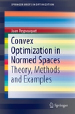 Convex Optimization in Normed Spaces - ISBN 9783319137094