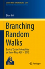 Branching Random Walks - ISBN 9783319253718