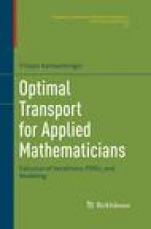 Optimal Transport for Applied Mathematicians - ISBN 9783319365817