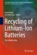 Recycling of Lithium-Ion Batteries - ISBN 9783319705712