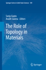 The Role of Topology in Materials - ISBN 9783319765952