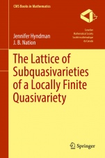 The Lattice of Subquasivarieties of a Locally Finite Quasivariety - ISBN 9783319782348