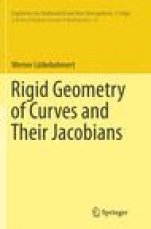 Rigid Geometry of Curves and Their Jacobians - ISBN 9783319801230