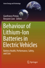 Behaviour of Lithium-Ion Batteries in Electric Vehicles - ISBN 9783319888668