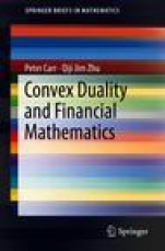 Convex Duality and Financial Mathematics - ISBN 9783319924915