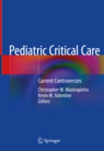 Pediatric Critical Care - ISBN 9783319964980