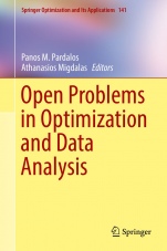 Open Problems in Optimization and Data Analysis - ISBN 9783319991412