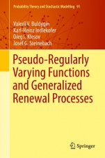 Pseudo-Regularly Varying Functions and Generalized Renewal Processes - ISBN 9783319995366