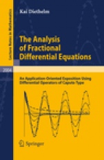 The Analysis of Fractional Differential Equations - ISBN 9783642145735