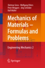 Mechanics of Materials – Formulas and Problems - ISBN 9783662538791