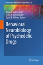Behavioral Neurobiology of Psychedelic Drugs - ISBN 9783662558782