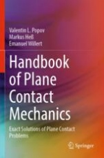 Handbook of Plane Contact Mechanics - ISBN 9783662701751