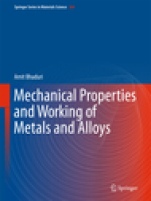 Mechanical Properties and Working of Metals and Alloys - ISBN 9789811072086