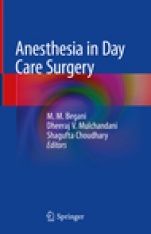 Anesthesia in Day Care Surgery  - ISBN 9789811309588
