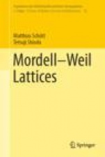 Mordell–Weil Lattices - ISBN 9789813293007