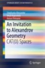 An Invitation to Alexandrov Geometry - ISBN 9783030053116