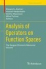 Analysis of Operators on Function Spaces - ISBN 9783030146399