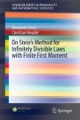 On Steins Method for Infinitely Divisible Laws with Finite First Moment - ISBN 9783030150167