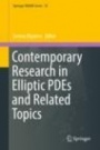 Contemporary Research in Elliptic PDEs and Related Topics - ISBN 9783030189204
