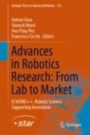 Advances in Robotics Research: From Lab to Market - ISBN 9783030223267