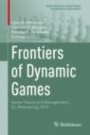 Frontiers of Dynamic Games - ISBN 9783030236984