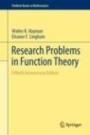 Research Problems in Function Theory - ISBN 9783030251642