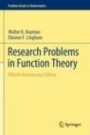 Research Problems in Function Theory - ISBN 9783030251673