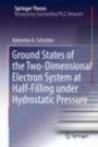 Ground States of the Two-Dimensional Electron System at Half-Filling under Hydrostatic Pressure - ISBN 9783030263218