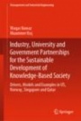 Industry, University and Government Partnerships for the Sustainable Development of Knowledge-Based Society - ISBN 9783030267988