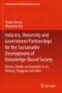 Industry, University and Government Partnerships for the Sustainable Development of Knowledge-Based Society - ISBN 9783030268015