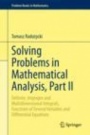 Solving Problems in Mathematical Analysis, Part II - ISBN 9783030368470