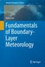 Fundamentals of Boundary-Layer Meteorology - ISBN 9783319608518