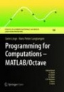 Programming for Computations  - MATLAB/Octave - ISBN 9783319812892
