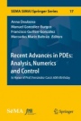 Recent Advances in PDEs: Analysis, Numerics and Control - ISBN 9783319976129