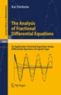 The Analysis of Fractional Differential Equations - ISBN 9783642145735