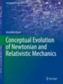 Conceptual Evolution of Newtonian and Relativistic Mechanics - ISBN 9789811062520