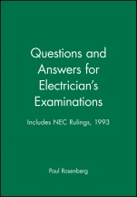 Questions and Answers for Electricians Examinations: Includes NEC Rulings, 1993 - ISBN 9780020777625
