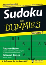 Sudoku For Dummies, Volume 3 - ISBN 9780470026670