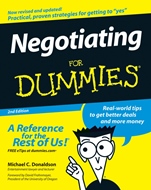 Negotiating For Dummies - ISBN 9780470045220