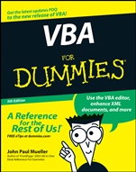 VBA For Dummies - ISBN 9780470046500