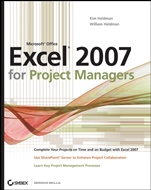 Microsoft® Office Excel® 2007 for Project Managers - ISBN 9780470047170