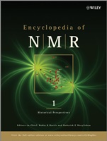 Encyclopedia of NMR, 10 Volume Set - ISBN 9780470058213