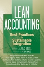 Lean Accounting: Best Practices for Sustainable Integration - ISBN 9780470087282