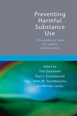 Preventing Harmful Substance Use: The Evidence Base for Policy and Practice - ISBN 9780470092286