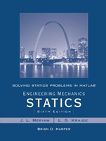 Solving Statics Problems in MATLAB to accompany Engineering Mechanics Statics 6e - ISBN 9780470099254