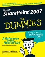 Microsoft SharePoint 2007 For Dummies - ISBN 9780470099414