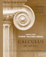 Student Solutions Manual for Calculus: One Variable, 10e (Chapters 1 – 12) - ISBN 9780470105535
